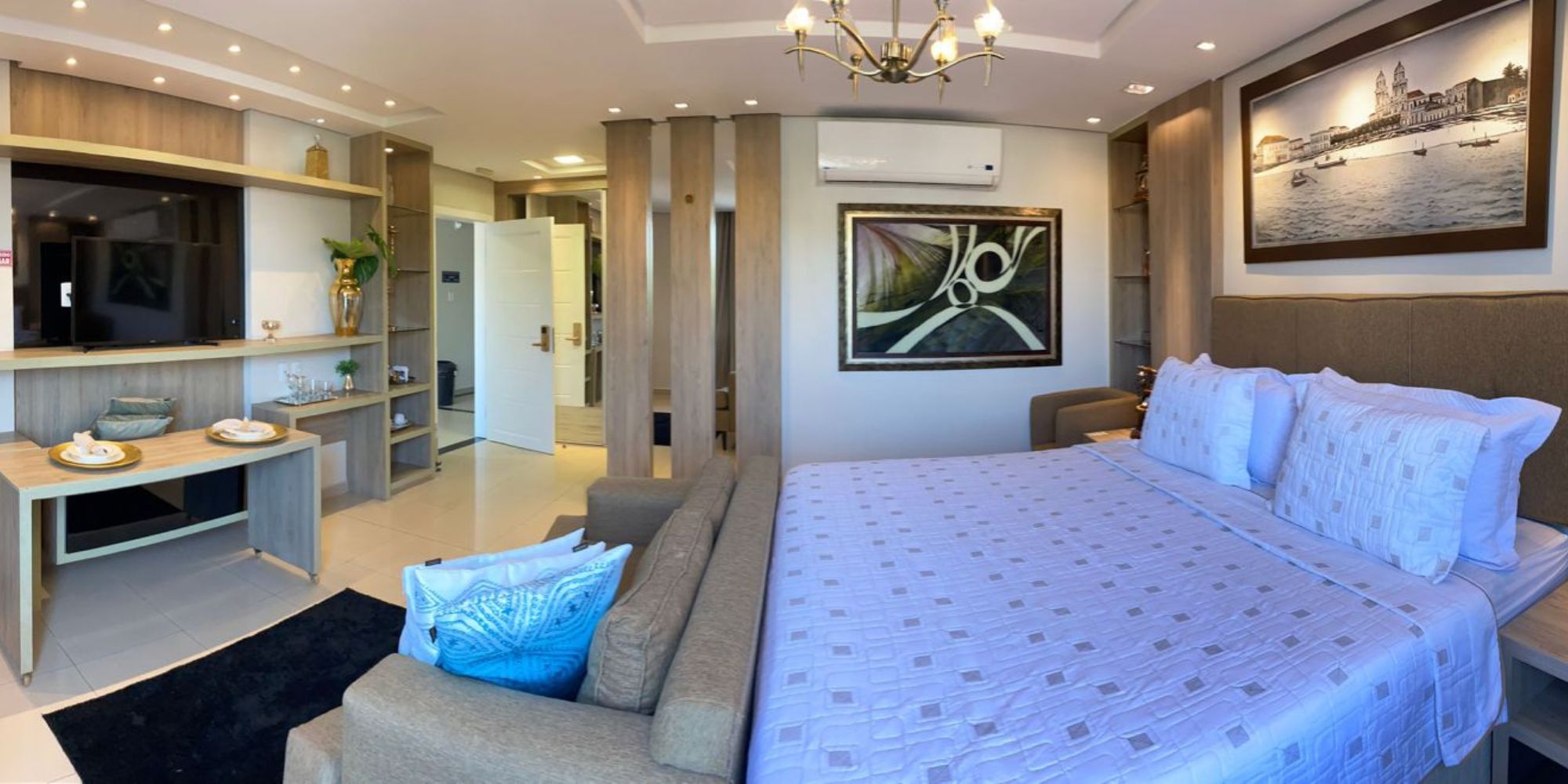 Suítes hiper confortáveis