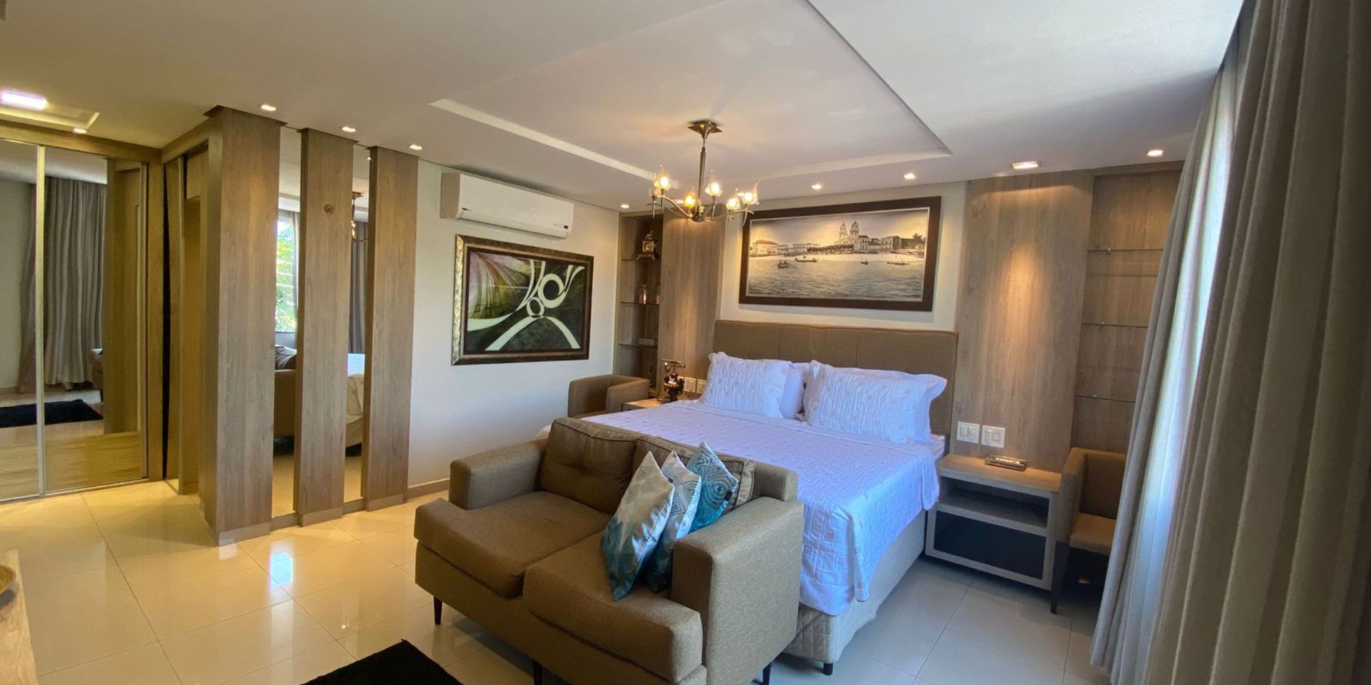 Suítes hiper confortáveis